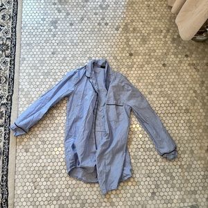 J crew blue sleep shirt
